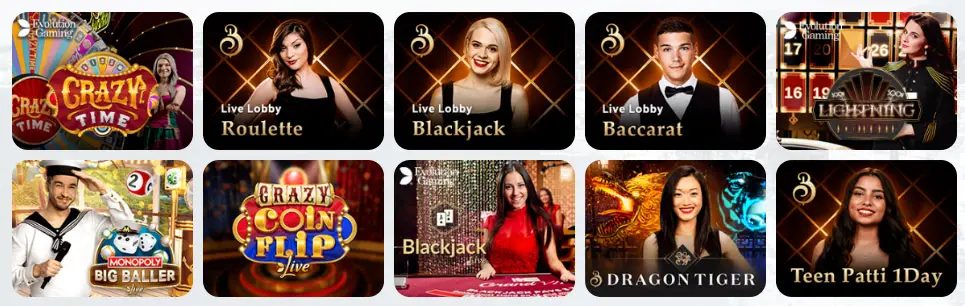 Jeux de casino en direct DogsFortune Casino