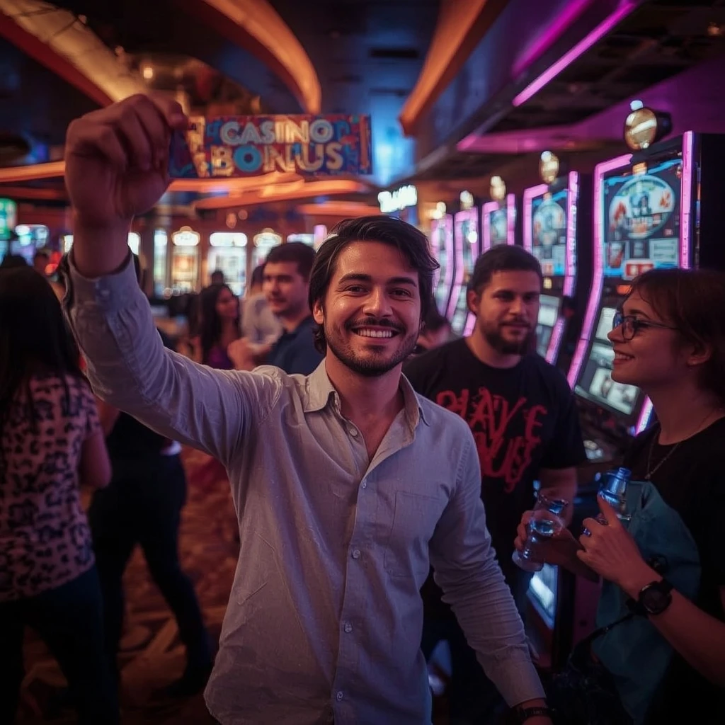 une personne tenant un bonus du casino DogsFortune