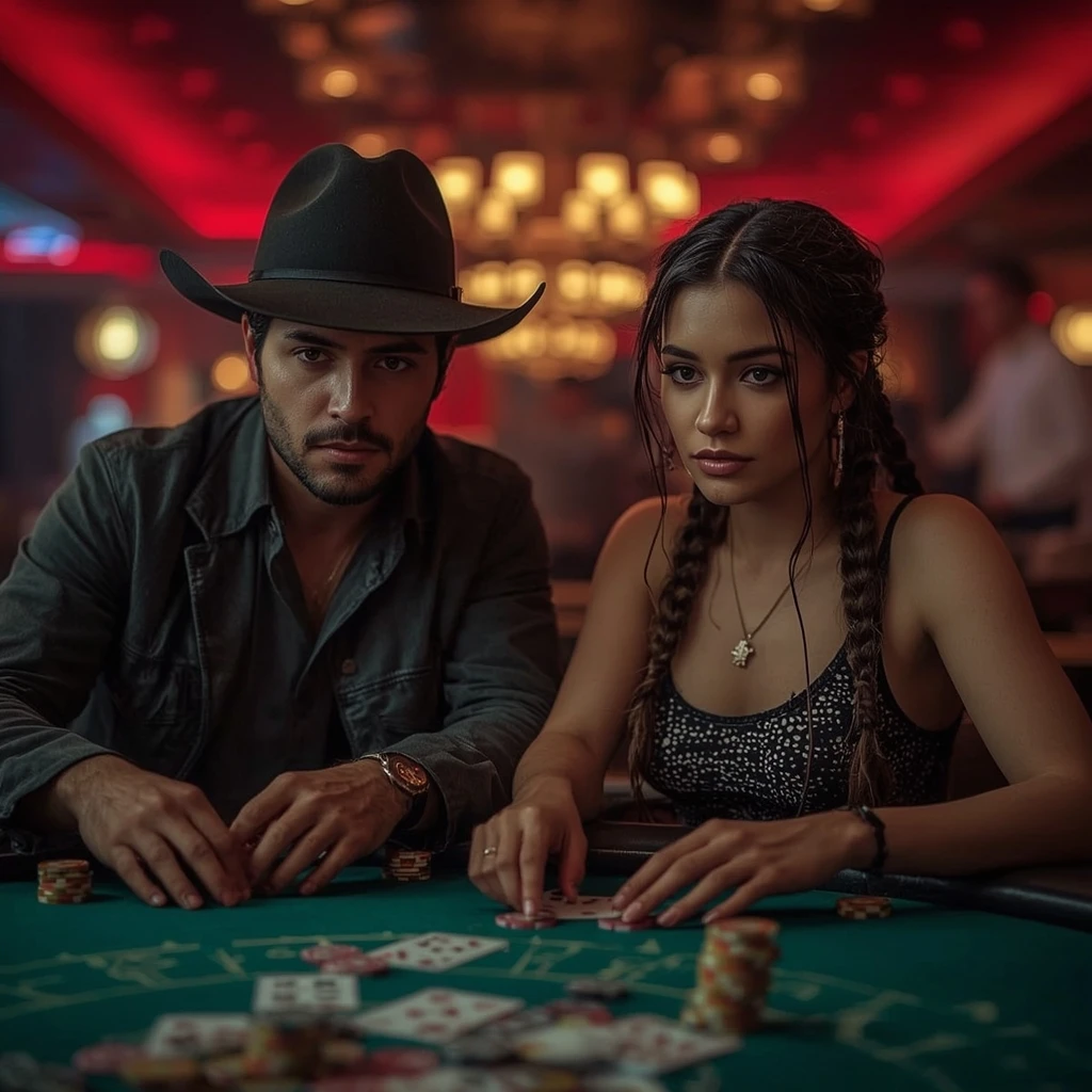 photo de deux joueurs de poker DogsFortune Casino
